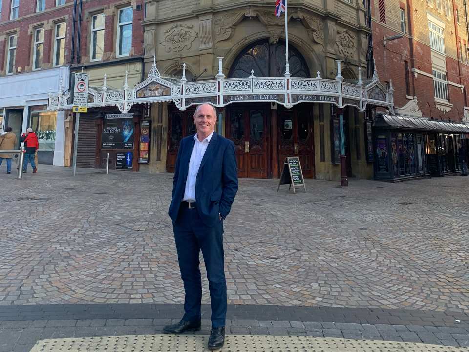 Deputy Chief Executive Colin Johnston outside the Grand