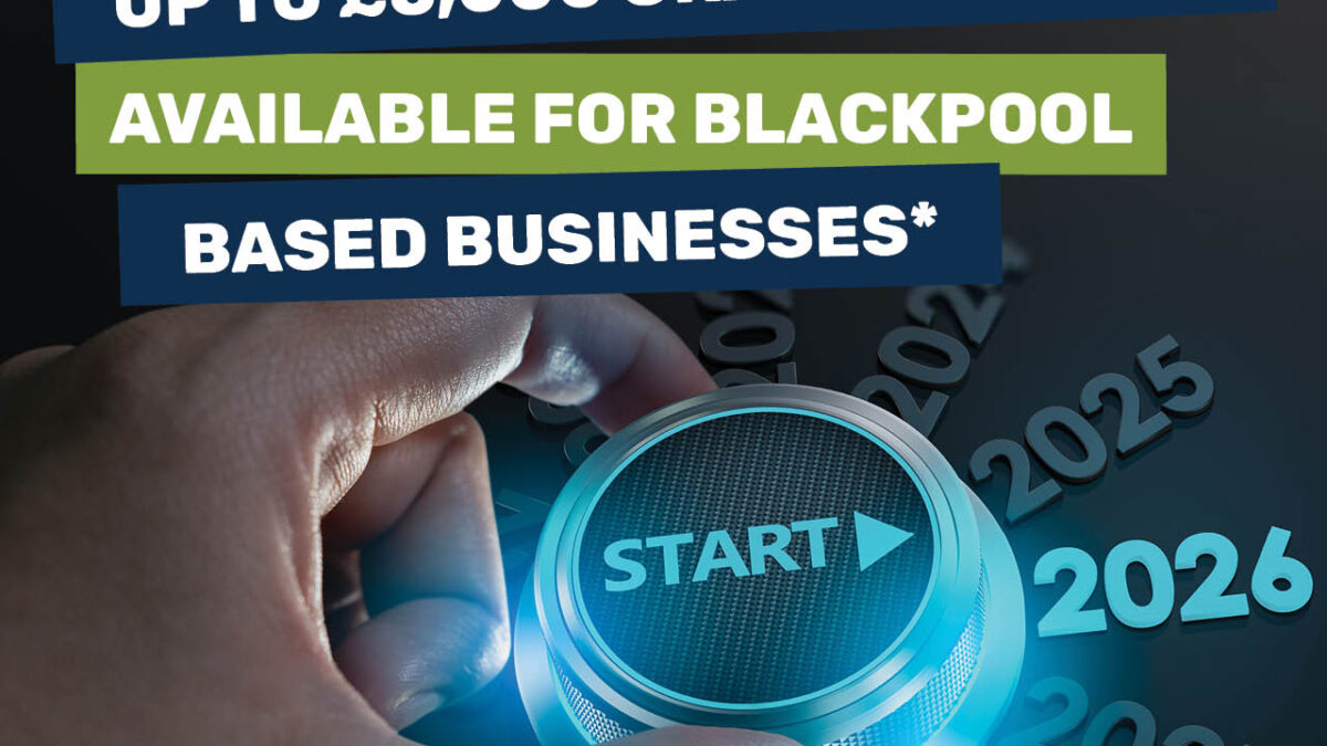 £5,000 Grant Funding Available for Blackpool Based Businesses